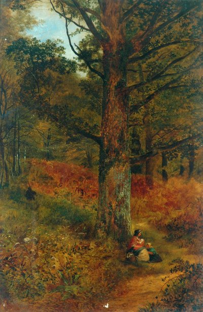 Pfad durch den Wald, 1857 von Thomas Creswick